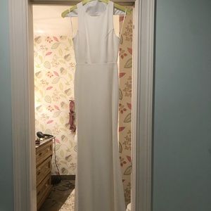 Lulus halter neck cut out back maxi dress